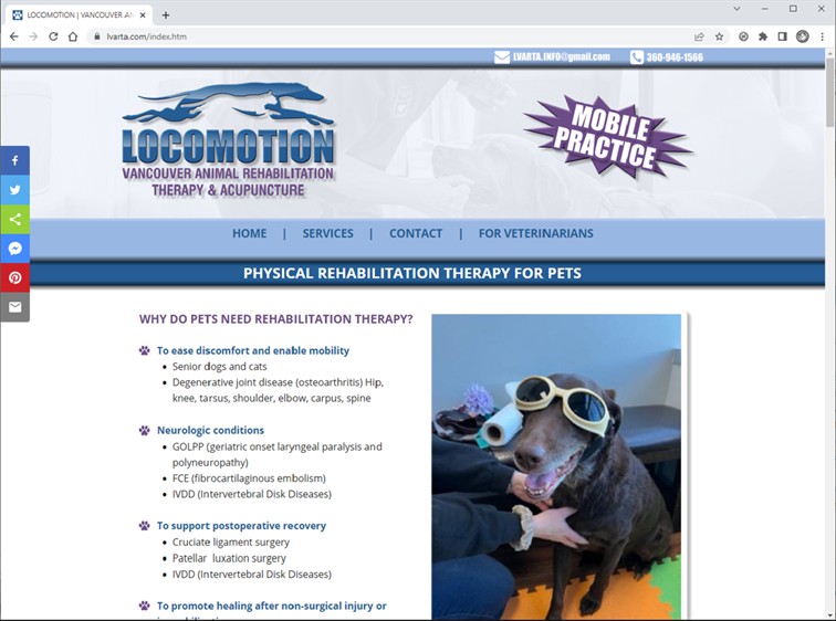 Locomotion Animal Rehab Therapy