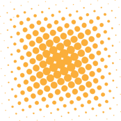 Increasingly popular halftone accents