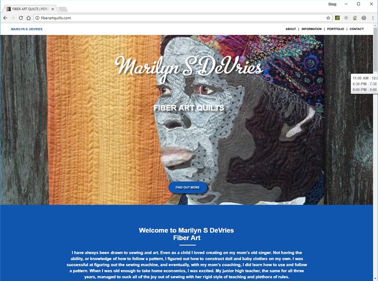 Marilyn Fiber Art Quilts