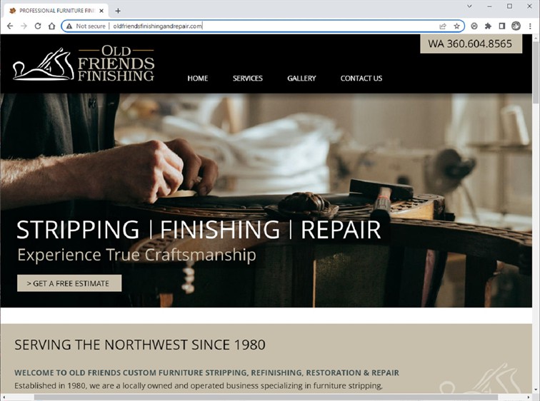 Old Friends Finishing